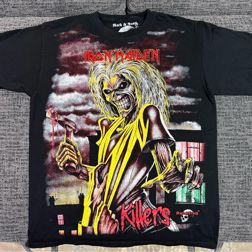Custom Embroidered “Iron Maiden” TShirt